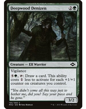 Magic: The Gathering Deepwood Denizen (155) Lightly Played