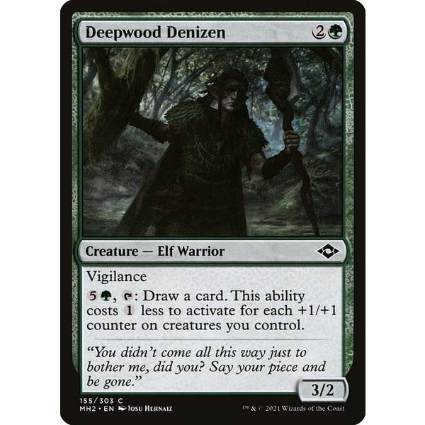 Magic: The Gathering Deepwood Denizen (155) Lightly Played
