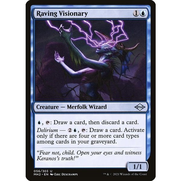 Magic: The Gathering Raving Visionary (056) Near Mint