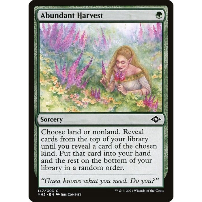Magic: The Gathering Abundant Harvest (147) Near Mint Foil