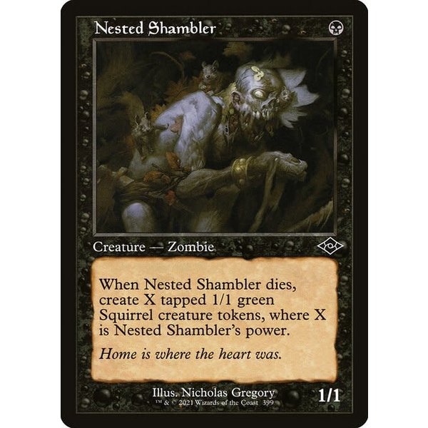 Magic: The Gathering Nested Shambler (Retro Frame) (399) Lightly Played Foil