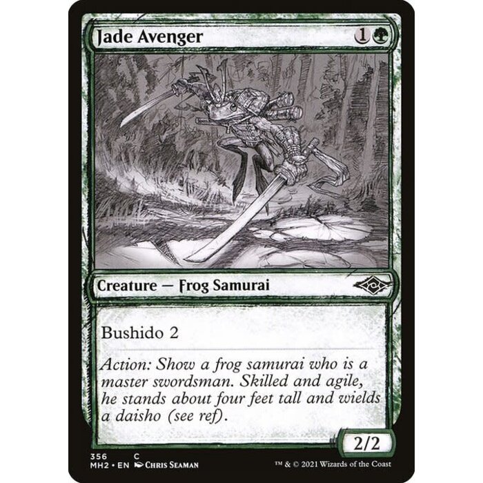 Magic: The Gathering Jade Avenger (Showcase) (356) Near Mint Foil