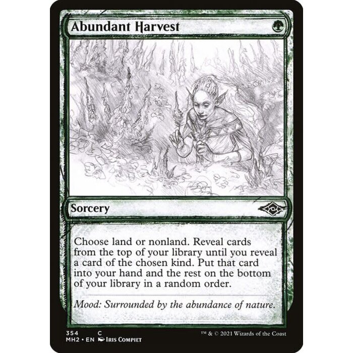 Magic: The Gathering Abundant Harvest (Showcase) (354) Near Mint