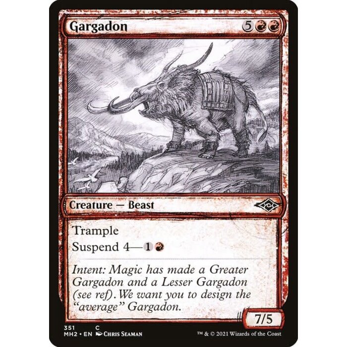 Magic: The Gathering Gargadon (Showcase) (351) Near Mint