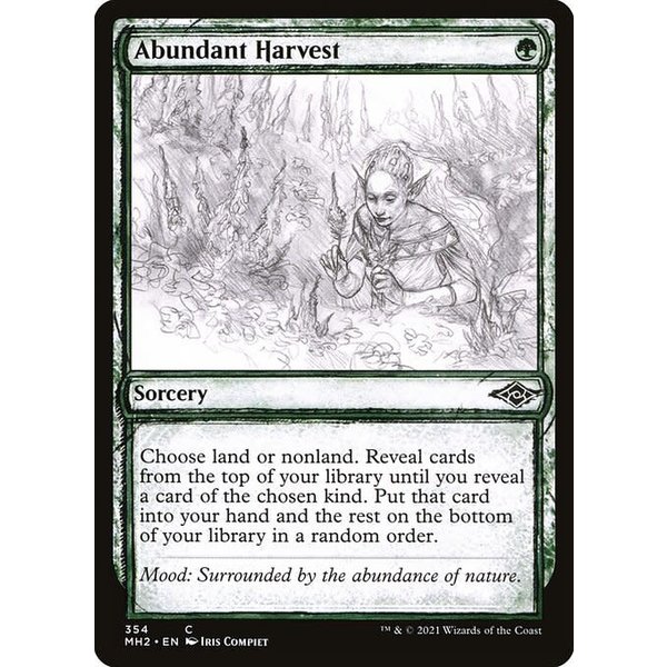 Magic: The Gathering Abundant Harvest (Showcase) (354) Near Mint Foil