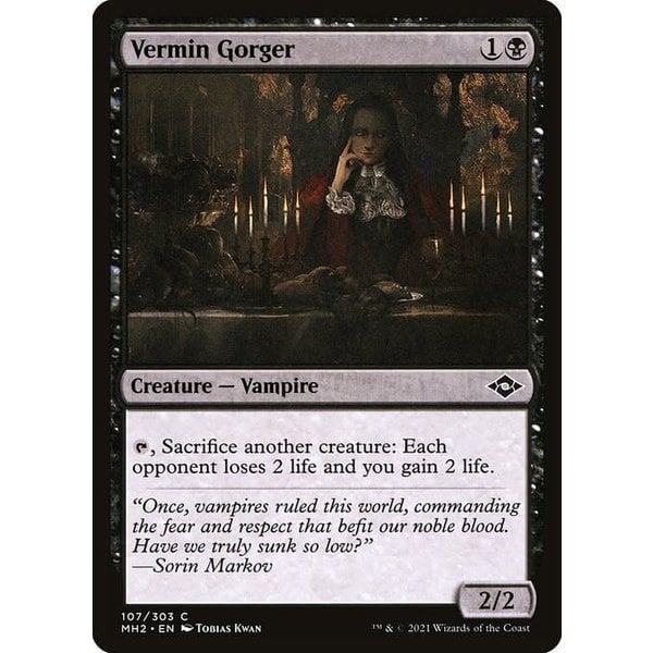Magic: The Gathering Vermin Gorger (107) Near Mint Foil