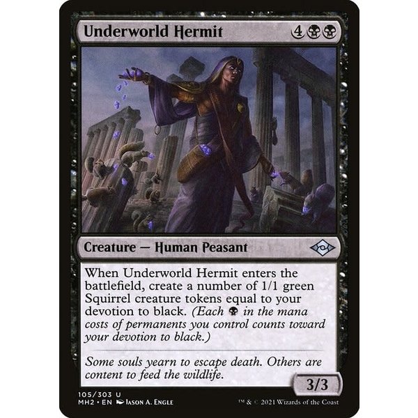 Magic: The Gathering Underworld Hermit (105) Near Mint