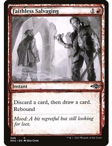 Magic: The Gathering Faithless Salvaging (Showcase) (349) Lightly Played