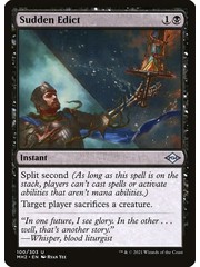 Magic: The Gathering Sudden Edict (100) Near Mint