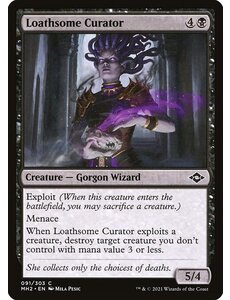Magic: The Gathering Loathsome Curator (091) Near Mint Foil