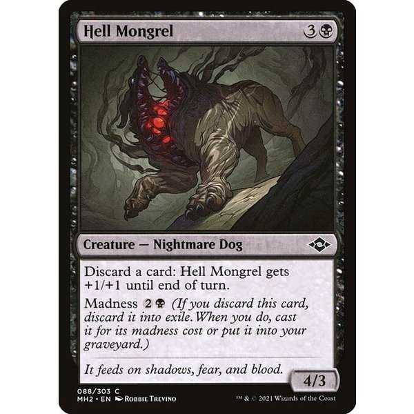 Magic: The Gathering Hell Mongrel (088) Near Mint Foil