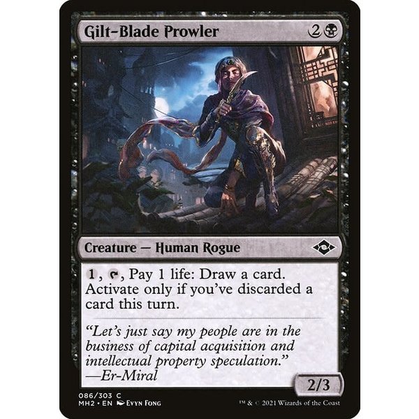 Magic: The Gathering Gilt-Blade Prowler (086) Near Mint