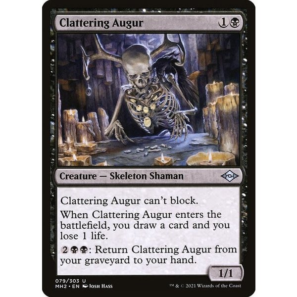 Magic: The Gathering Clattering Augur (079) Near Mint Foil