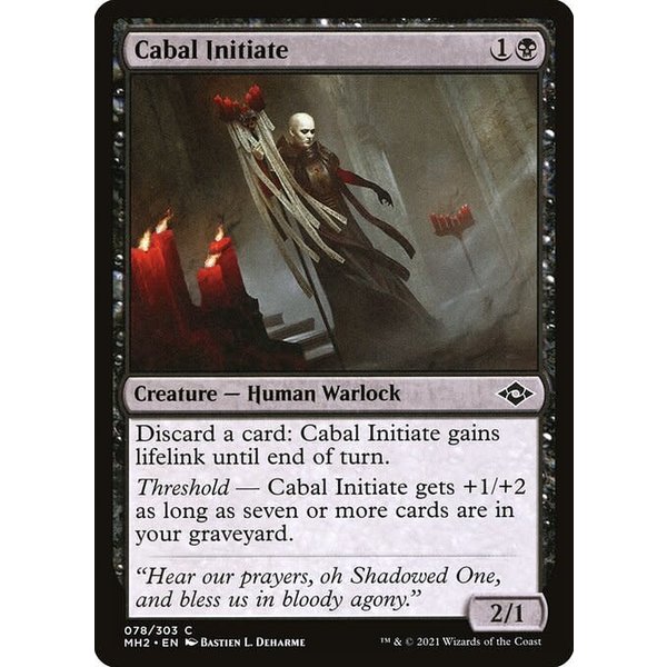 Magic: The Gathering Cabal Initiate (078) Near Mint