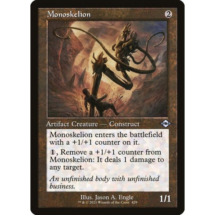 Magic: The Gathering Monoskelion (Retro Frame) (429) Lightly Played Foil