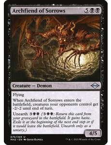 Magic: The Gathering Archfiend of Sorrows (074) Near Mint