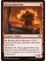 Magic: The Gathering Blazing Rootwalla (115) Near Mint Foil