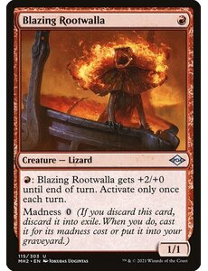 Magic: The Gathering Blazing Rootwalla (115) Near Mint Foil