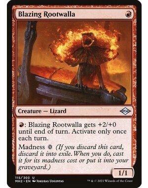 Magic: The Gathering Blazing Rootwalla (115) Near Mint Foil