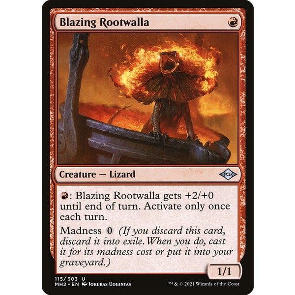 Magic: The Gathering Blazing Rootwalla (115) Near Mint Foil