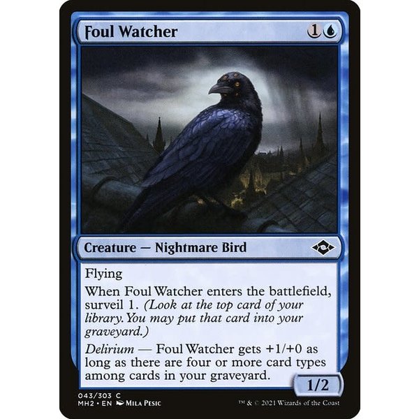 Magic: The Gathering Foul Watcher (043) Near Mint Foil