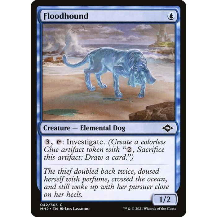 Magic: The Gathering Floodhound (042) Near Mint