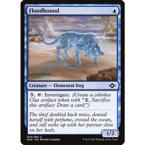Magic: The Gathering Floodhound (042) Near Mint Foil