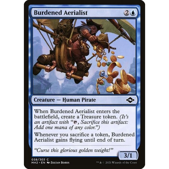 Magic: The Gathering Burdened Aerialist (038) Near Mint
