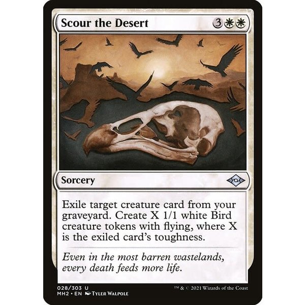 Magic: The Gathering Scour the Desert (028) Near Mint Foil