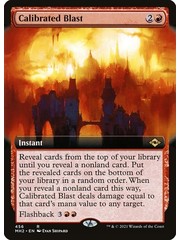Magic: The Gathering Calibrated Blast (Extended Art) (456) Near Mint Foil