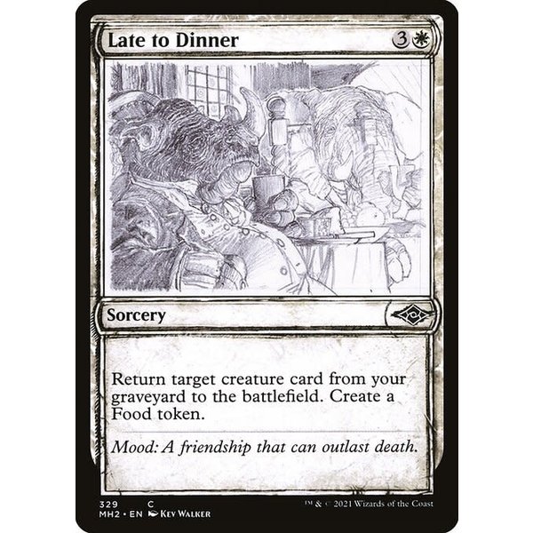 Magic: The Gathering Late to Dinner (Showcase) (329) Near Mint