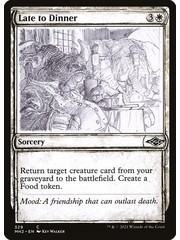 Magic: The Gathering Late to Dinner (Showcase) (329) Near Mint Foil