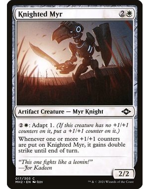 Magic: The Gathering Knighted Myr (017) Near Mint