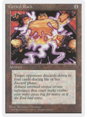 Magic: The Gathering Cursed Rack (213) Lightly Played