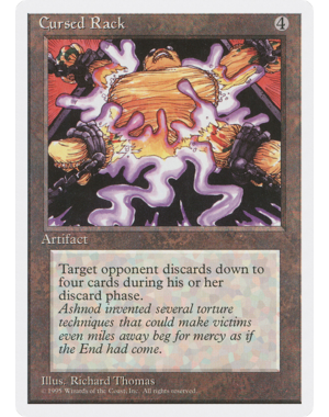 Magic: The Gathering Cursed Rack (213) Lightly Played