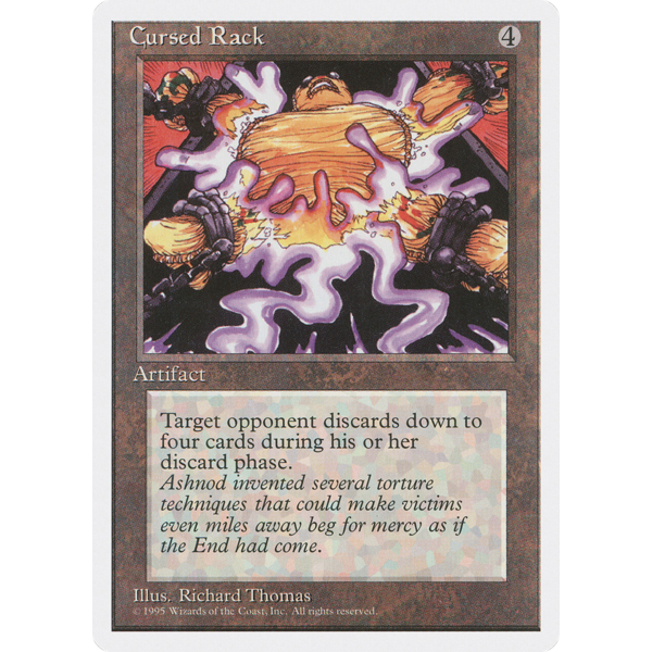 Magic: The Gathering Cursed Rack (213) Lightly Played