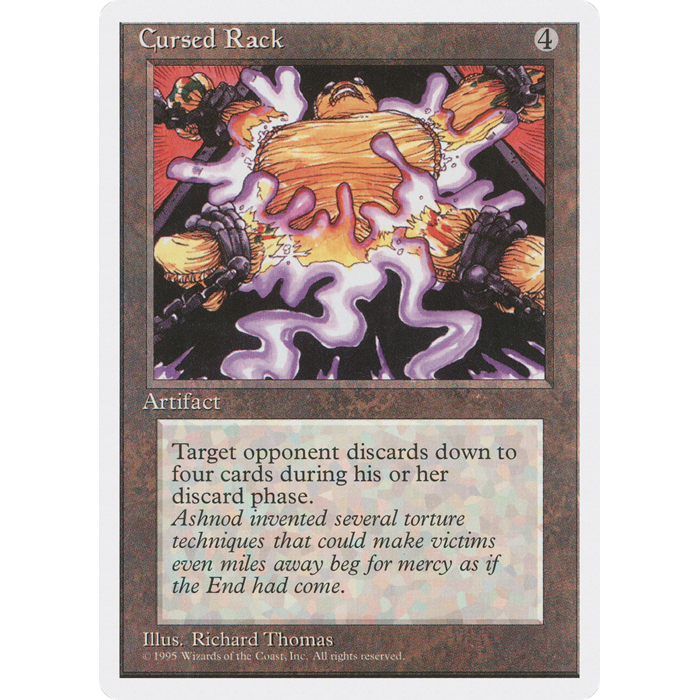 Magic: The Gathering Cursed Rack (213) Lightly Played