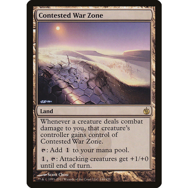 Magic: The Gathering Contested War Zone (144) Lightly Played