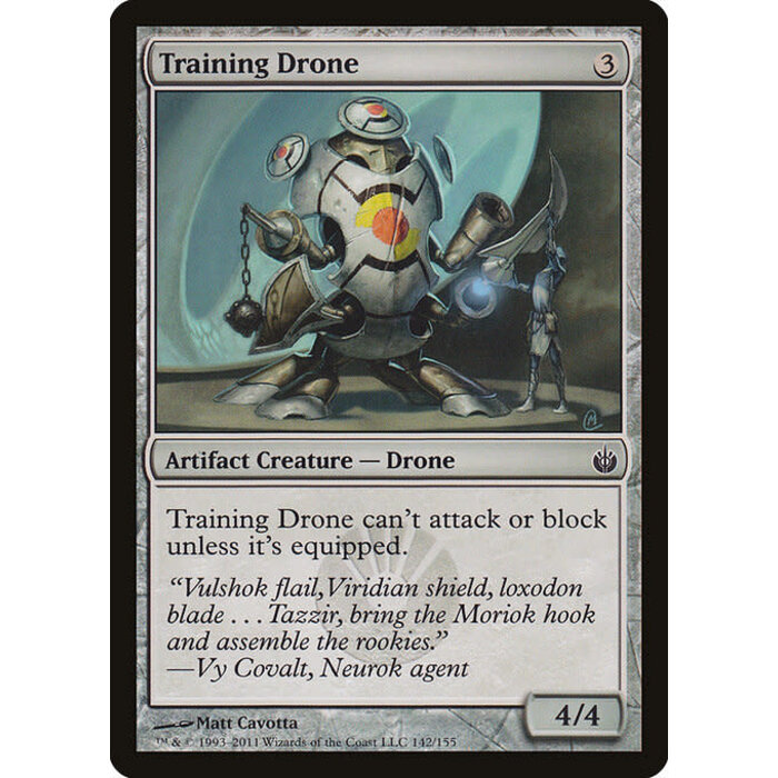 Magic: The Gathering Training Drone (142) Moderately Played