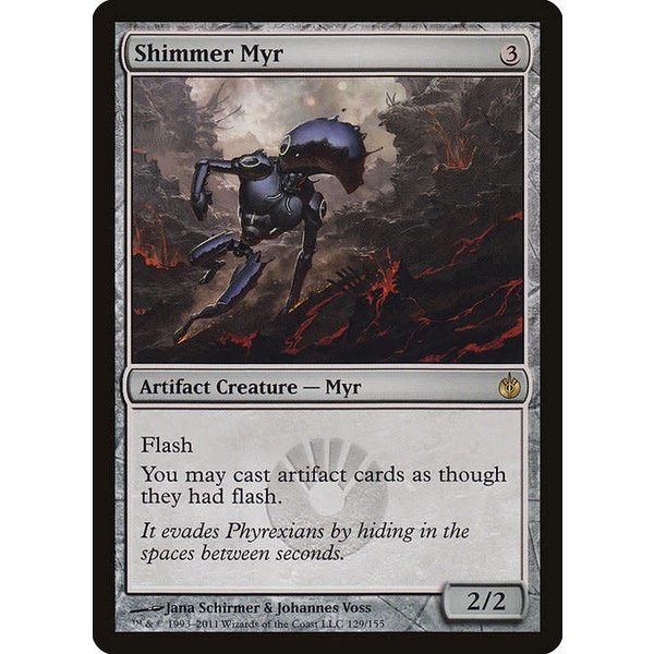 Magic: The Gathering Shimmer Myr (129) Lightly Played