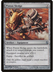 Magic: The Gathering Piston Sledge (124) Moderately Played
