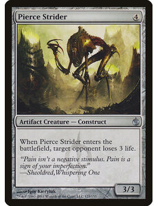Magic: The Gathering Pierce Strider (123) Moderately Played