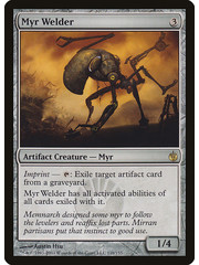 Magic: The Gathering Myr Welder (118) Moderately Played