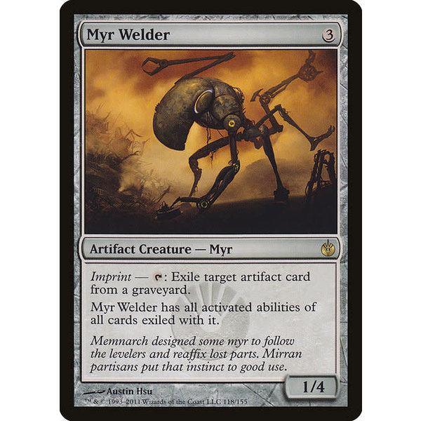 Magic: The Gathering Myr Welder (118) Moderately Played
