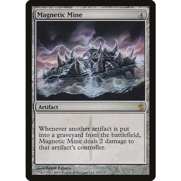 Magic: The Gathering Magnetic Mine (113) Moderately Played