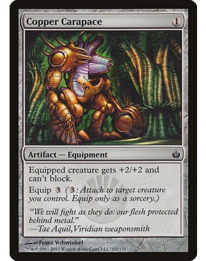 Magic: The Gathering Copper Carapace (102) Moderately Played