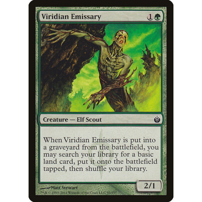 Magic: The Gathering Viridian Emissary (095) Moderately Played