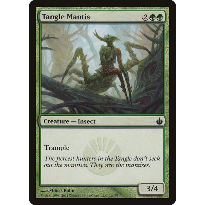 Magic: The Gathering Tangle Mantis (091) Moderately Played