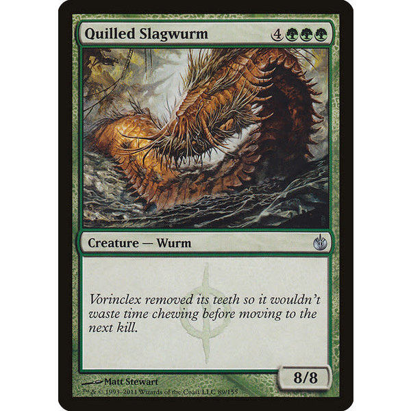 Magic: The Gathering Quilled Slagwurm (089) Moderately Played