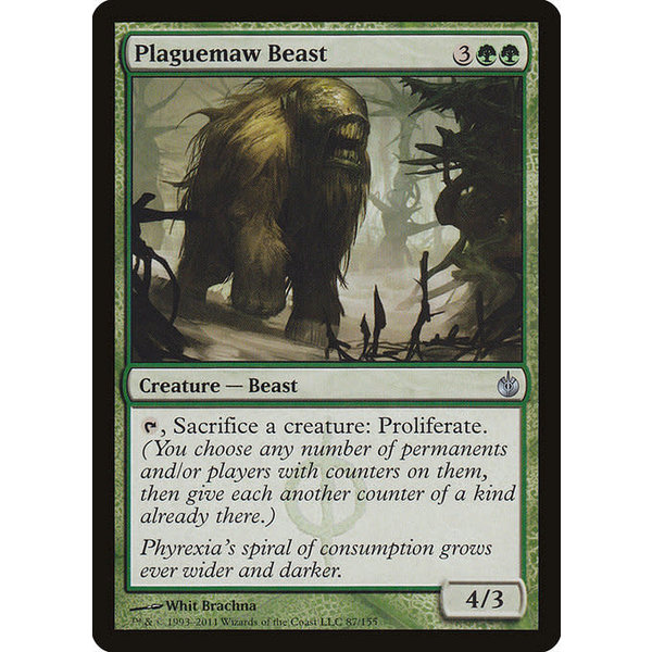 Magic: The Gathering Plaguemaw Beast (087) Lightly Played